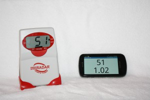 Remote Data Link with Swing Speed Radar with Tempo Timer